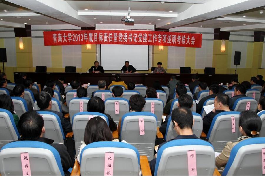 2013年度目标责任及党委书记党建专项述职等工作考核